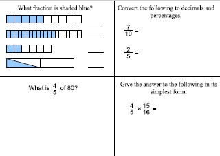 Starter on fractions